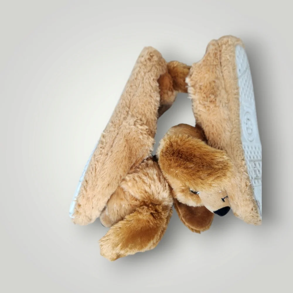 Build A Bear Workshop Puppy Dog Kid Children Slippers Size 12-13